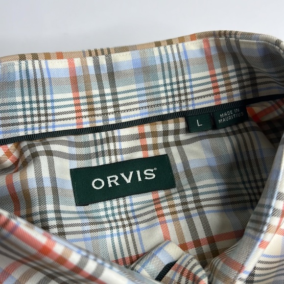 NWOT Orvis Men’s Casual Long Sleeve Button Down Shirt Size Large - Picture 2 of 8